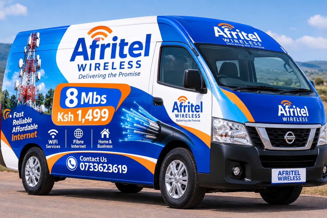 Afritel Wireless Branded Van